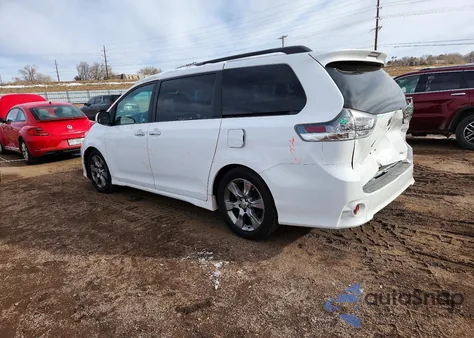 2014 Toyota Sienna Sport z USA, uszkodzony, nr VIN 5TDXK3DC0ES432381